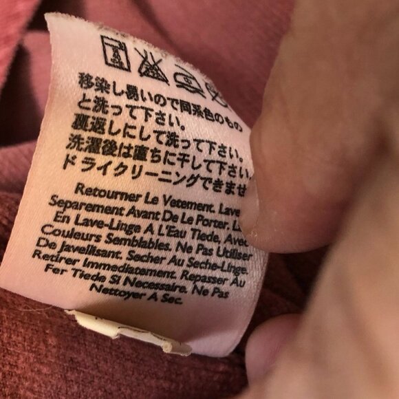 Eddie Bauer Men's Corduroy Shirt Large Long Sleeve Button Down Casual Red - Picture 7 of 9